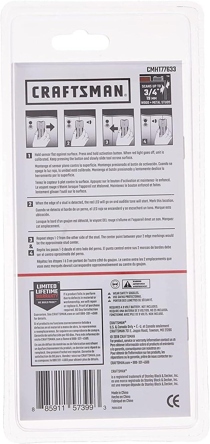 image:imageCRAFTSMAN Stud Finder 34Inch Depth CMHT77633
