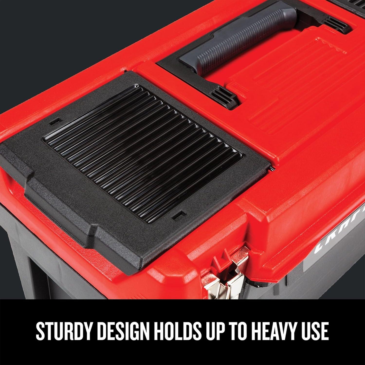 image:imageCRAFTSMAN Tool Box Lockable 20inch with Removable Tray and Small Parts Storage CMST20901