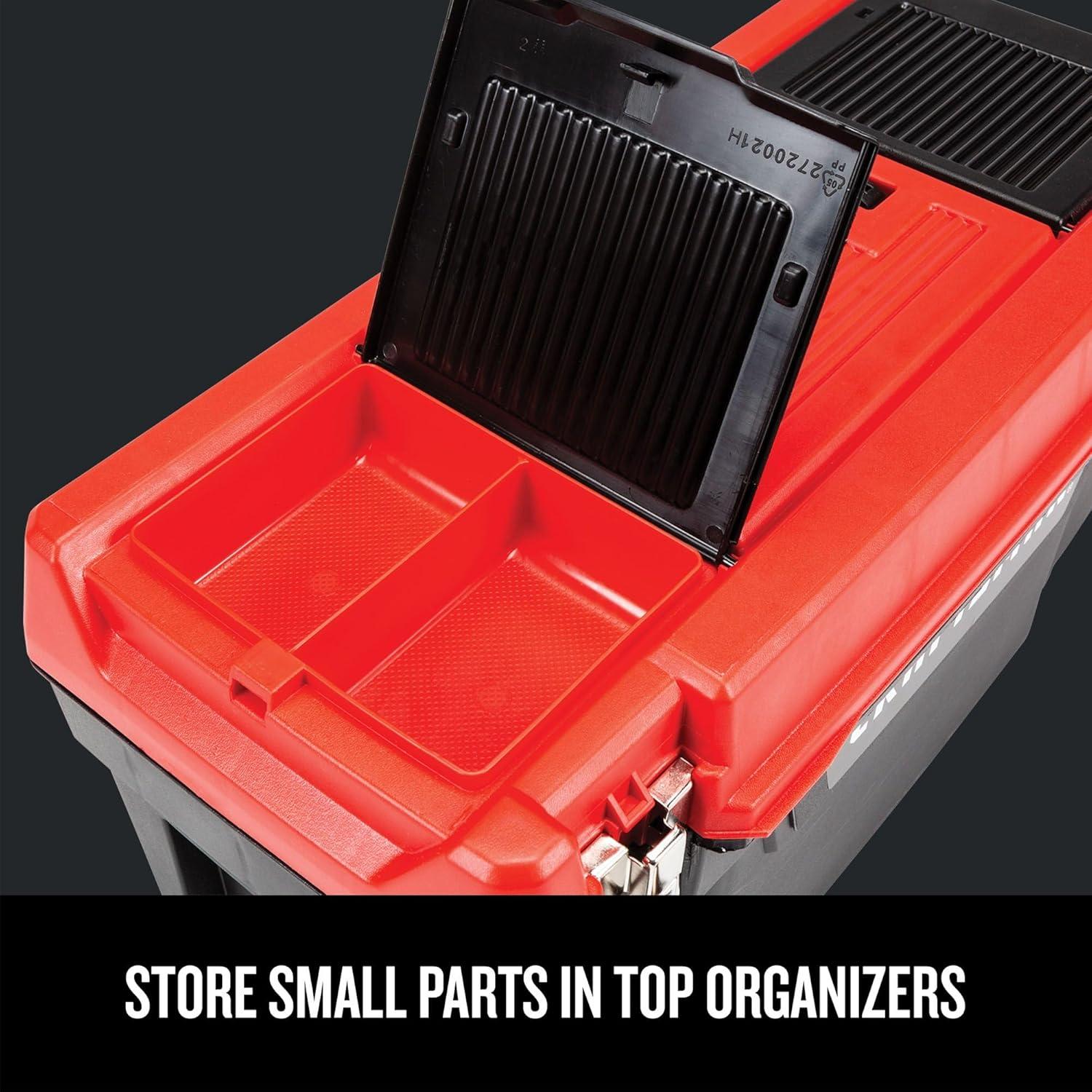 image:imageCRAFTSMAN Tool Box Lockable 20inch with Removable Tray and Small Parts Storage CMST20901