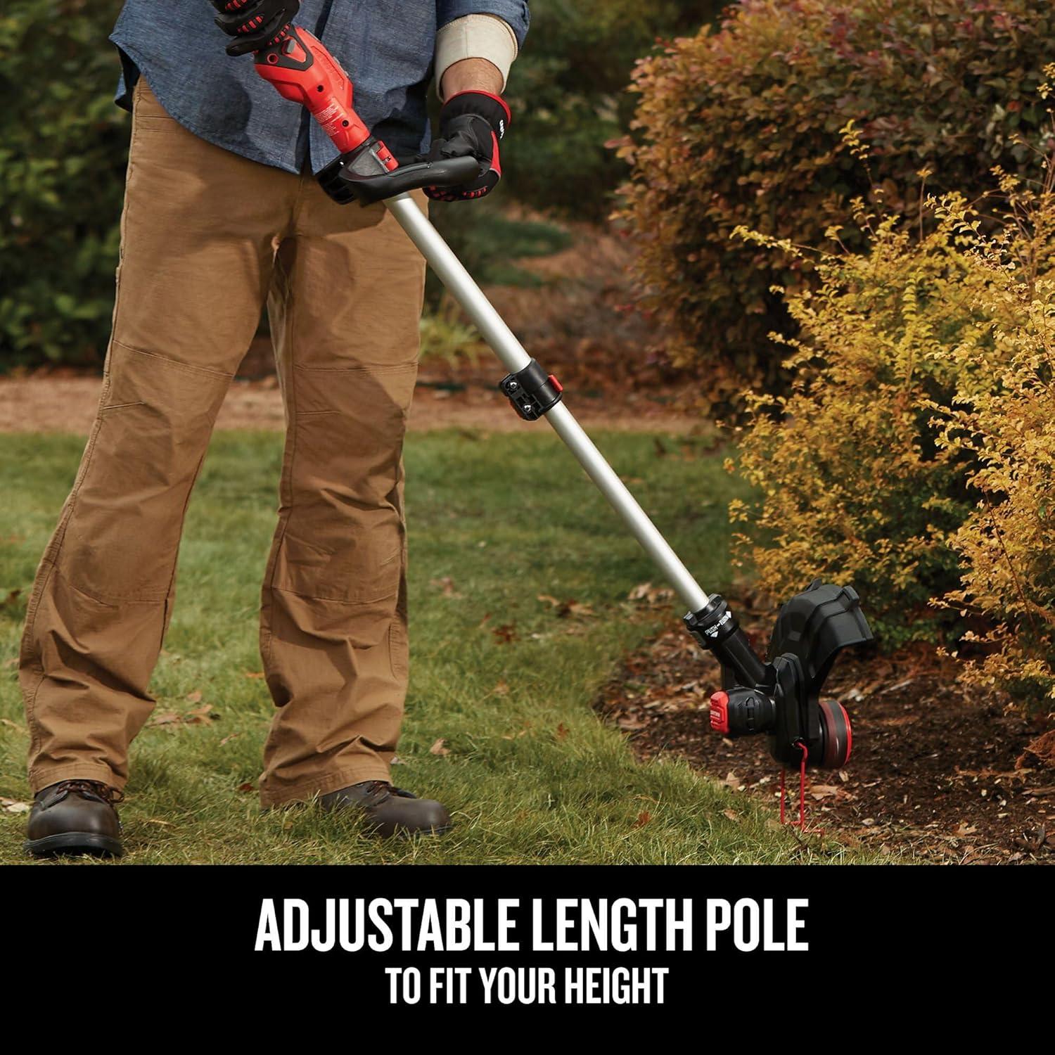 image:imageCRAFTSMAN V20 String Trimmer and Edger with Spool Battery and Charger Included CMCST910M1Tool Only