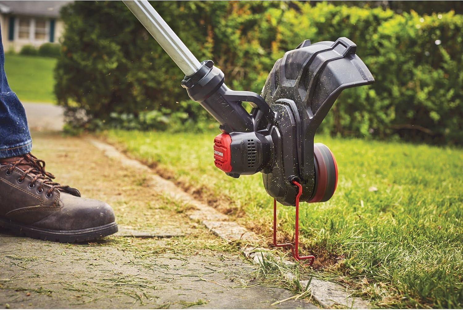 image:imageCRAFTSMAN V20 WEEDWACKER Cordless String Trimmer Edger with Automatic Feed 13 inch Bare Tool Only CMCST900BTool Only