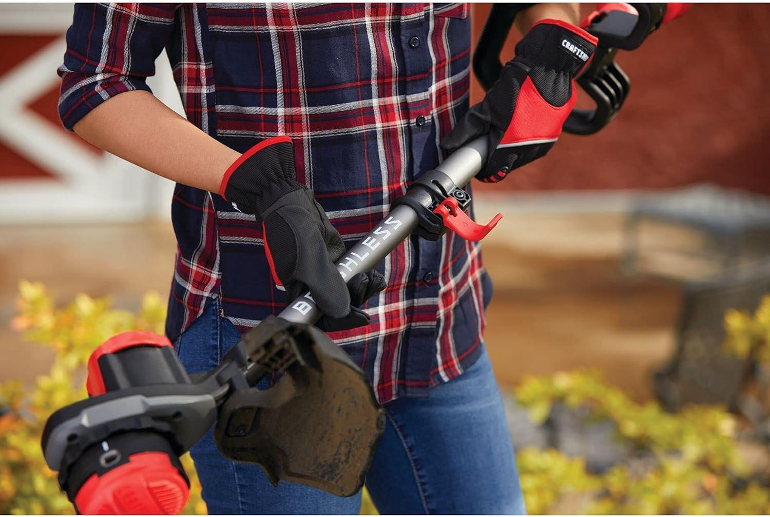 image:imageCRAFTSMAN V20 WEEDWACKER Cordless String Trimmer with QUICKWIND 13 inch Bare Tool Only CMCST920B