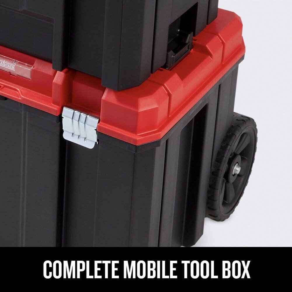 image:imageCRAFTSMAN VERSASTACK 17126in Metal Wheels Lockable Tool Box