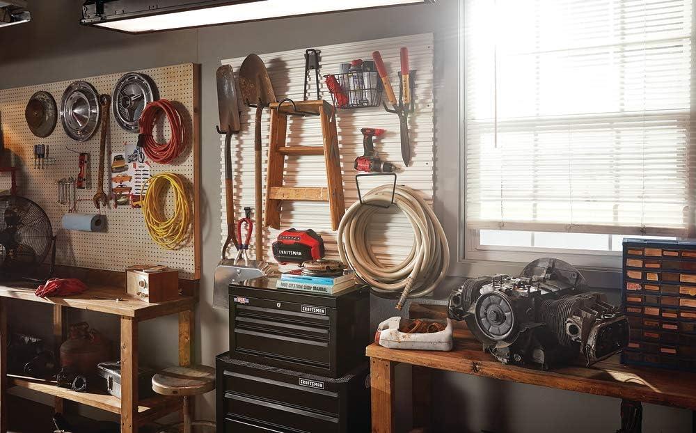 image:imageCRAFTSMAN Versatrack Garage Storage System Storage Rail with 20 Piece Set Mounting Accessories CMST22000