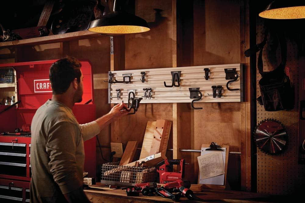 image:imageCRAFTSMAN Versatrack Garage Storage System Storage Rail with 20 Piece Set Mounting Accessories CMST22000