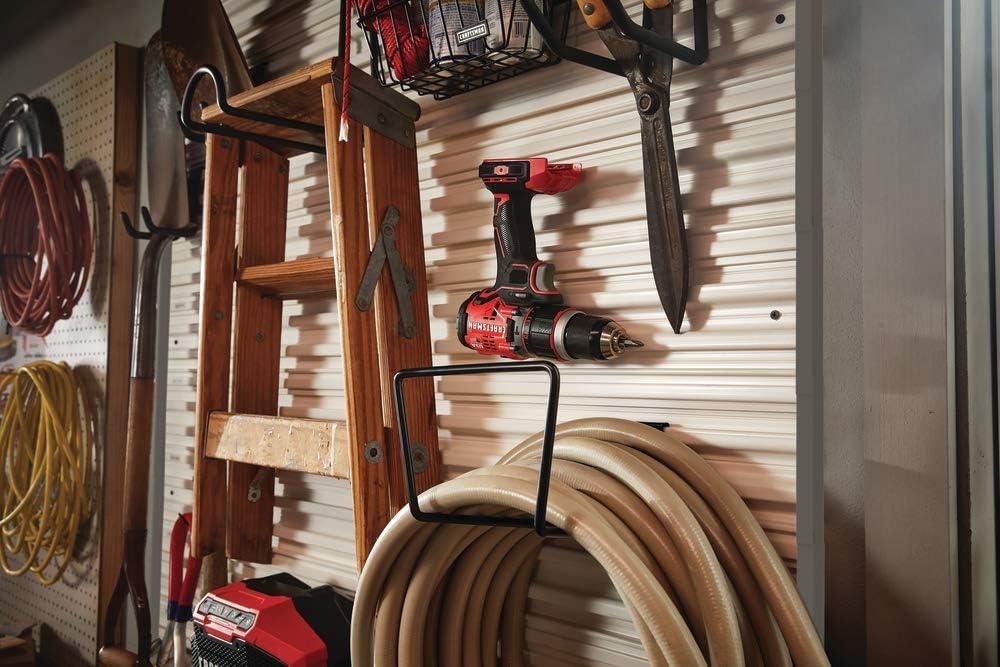 image:imageCRAFTSMAN Versatrack Garage Storage System Storage Rail with 20 Piece Set Mounting Accessories CMST22000