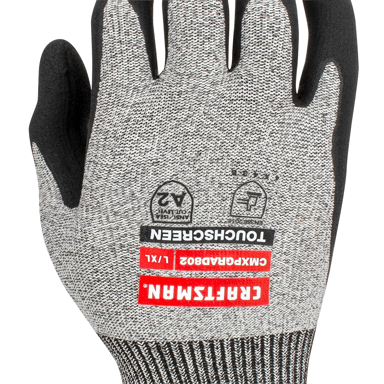 image:imageCraftsman CMXPGRAD802 Dyneema Cut Protection Level A2 Touchscreen Glove