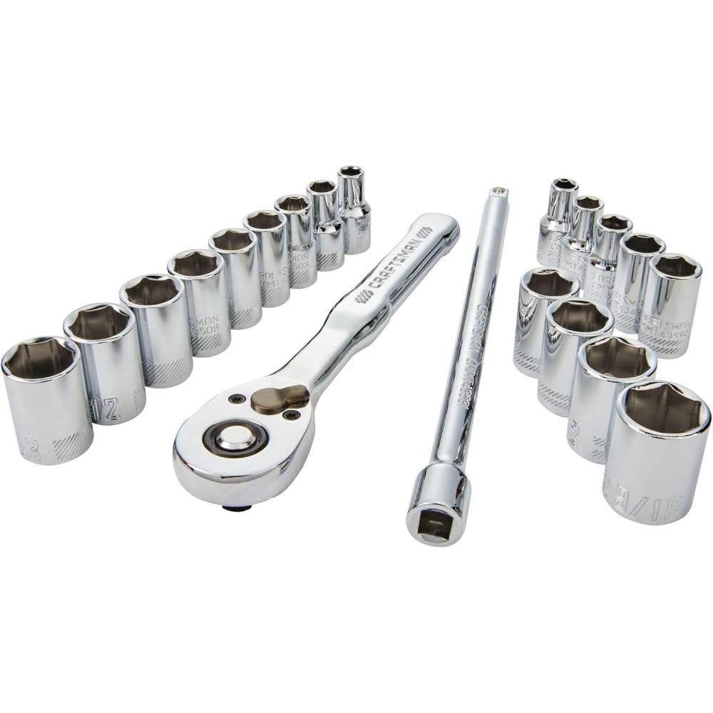 image:imageCRAFTSMAN Mechanics Tool Set 14 Inch Drive 20 Piece CMMT12108NEW 20 Piece Set
