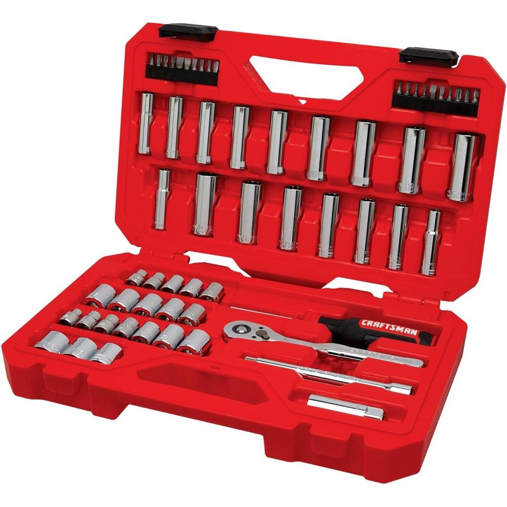 image:imageCRAFTSMAN Mechanics Tool Set 38 Inch Drive 61 Piece CMMT4516138 in