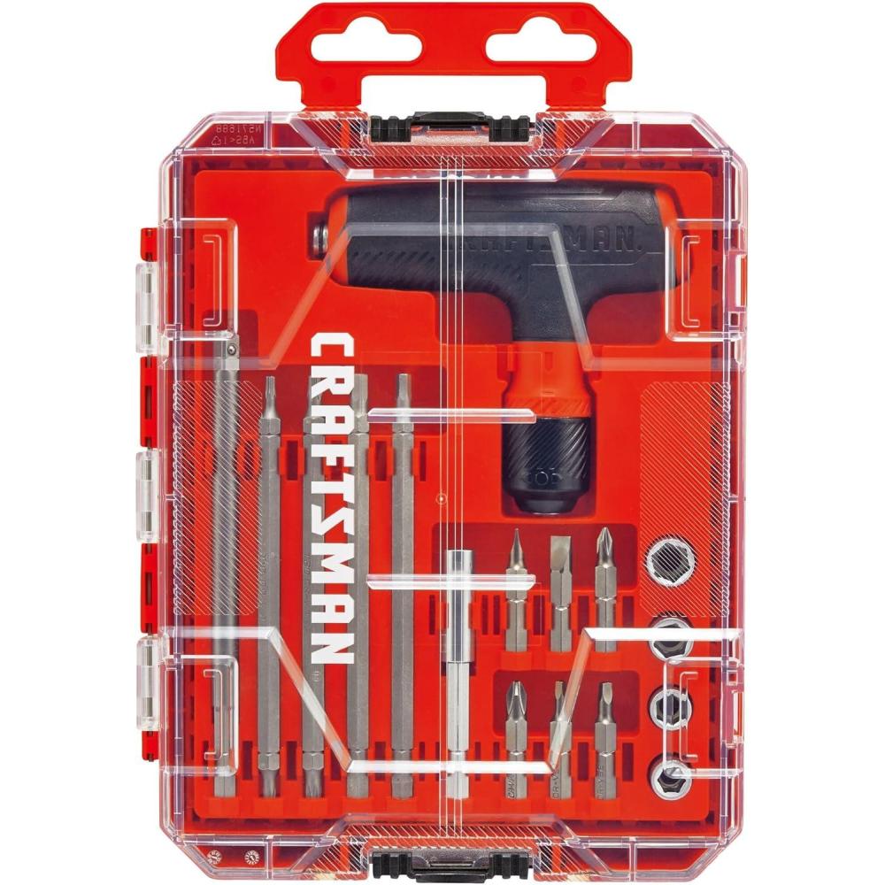 image:imageCRAFTSMAN Ratcheting Wrench Set THandle 20 Piece CMHT68133