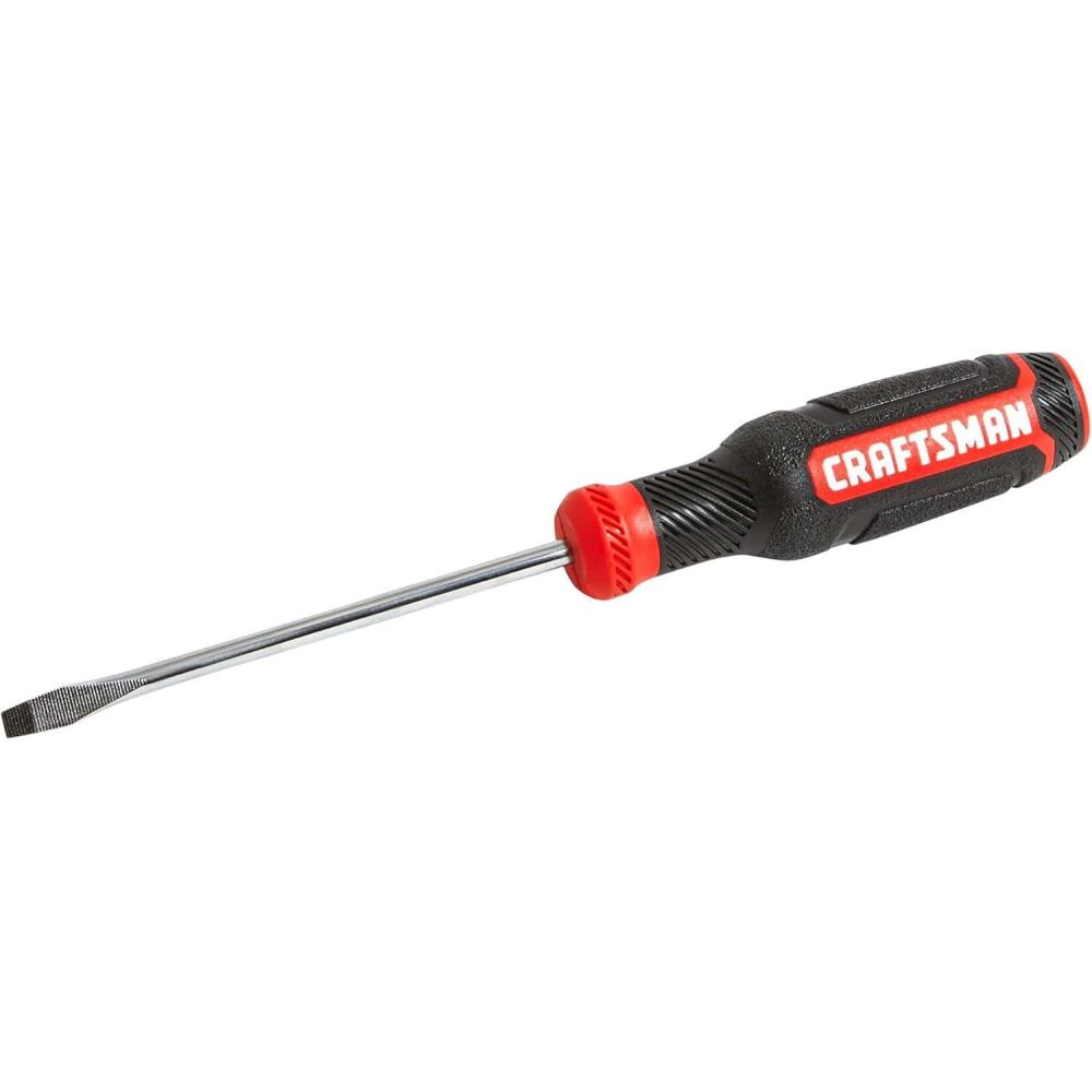 image:imageCRAFTSMAN Screwdriver Slotted BiMaterial 316 X 4 Inch CMHT65061NNEW Slotted Screwdriver 4 Inch
