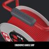 CRAFTSMAN 100 Ft. Contractor Retractable Extension Cord Reel with 4 Outlets & Heavy Duty 12AWG SJTW Cable(100 ft)