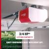 CRAFTSMAN 1/2 HP Smart Garage Door Opener – myQ Smartphone Controlled – Chain Drive, Wireless Keypad Included, Model CMXEOCG472, Red(CMXB4230 Garage Door Opener)