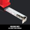 CRAFTSMAN 25-Ft Tape Measure with Fraction Markings, Retractable, Self-Locking Blade (CMHT37225)(7.6 m (Pack of 6))