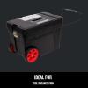 CRAFTSMAN 29-in. Rolling Tool Box with Wheels, Black, Plastic, Lockable (CMST24800)(17 gallon Tool Box)