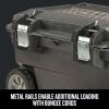 CRAFTSMAN 29-in. Rolling Tool Box with Wheels, Black, Plastic, Lockable (CMST24800)(24 gallon Chest)