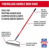 CRAFTSMAN 2-Piece Garden Tool Set with Transfer Shovel and Bow Rake, Fiberglass Handles, Cushion Grips for Landscaping, Gardening & Yardwork