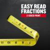 CRAFTSMAN 30-ft Tape Measure with Fraction Markings, Retractable (CMHT37445S)((Pack of 1))