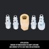 CRAFTSMAN 5-pc NPT Coupler/Plug Kit, Industrial Quick Connect, Steel and Brass, 1/4-in NPT Threads