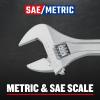 CRAFTSMAN Adjustable Wrench, 6-Inch (CMMT81621)(12IN Adjustable Wrench)