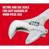 CRAFTSMAN Adjustable Wrench Set, 3-Piece All Steel, Metirc and SAE Scale (CMMT12001)(Adjustable (Pack of 4))