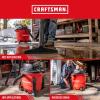 CRAFTSMAN CMXEVBE17595 16 Gallon 6.5 Peak HP Wet Dry Vac, Heavy-Duty Shop Vacuum Wet and Dry with Filter, Dust Bag, Hose and Attachments for Home Projects & Renovations(20 Gallon 6.5 Peak HP w/Filter  Dust Bag  Hose)