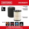 CRAFTSMAN CMXZVBE38754 Genuine General Purpose Wet Dry Vac Replacement Vacuum Filter for Most 5 to 20 Gallon CRAFTSMAN Shop Vacuums, Easy Installation and Traps General Debris(General Purpose and Wet Application)