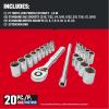 CRAFTSMAN Mechanics Tool Set, 1/4 Inch Drive, 20 Piece (CMMT12108)(NEW 20 Piece Set)