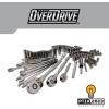 CRAFTSMAN OVERDRIVE 121-Piece Gunmetal Chrome Mechanics Tool Set, Standard SAE/Metric Socket Set, with Hard Case (CMMT99121L)
