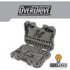 CRAFTSMAN OVERDRIVE 121-Piece Gunmetal Chrome Mechanics Tool Set, Standard SAE/Metric Socket Set, with Hard Case (CMMT99121L)
