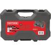 CRAFTSMAN OVERDRIVE 49-Piece Gunmetal Chrome Mechanics Tool Set, Standard SAE/Metric Socket Set, with Hard Case (CMMT99049L)