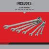CRAFTSMAN OVERDRIVE 7-Piece Standard (SAE) Wrench Set (CMMT87707)