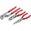 CRAFTSMAN Pliers Set, 3 Piece Set, Long Nose, Slip Joint, 8 Inch Groove (CMHT84103R)
