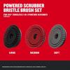 CRAFTSMAN Power Scrubber Soft Bristle Brush for V20 Cordless 2-in-1 Power Scrubber (CMCPSSB)(3 Scrubber Bristle Brushes Set)