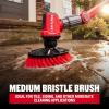 CRAFTSMAN Power Scrubber Soft Bristle Brush for V20 Cordless 2-in-1 Power Scrubber (CMCPSSB)(3 Scrubber Bristle Brushes Set)