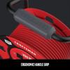 CRAFTSMAN Retractable Extension Cord Reel 1 Ft. with 4 Outlets, Cable Management & Heavy Duty 14AWG SJTW Cable(100 ft)