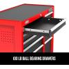 CRAFTSMAN Rolling Tool Chest, 26-inch, 5-Drawer, Workshop Tool Storage with Wheels (CMST32752RB)(New (Red))