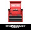 CRAFTSMAN S2000 26IN 4-DRAWER CHEST W/LIGHT & DIVIDE (CMST32642BK)(New (Red))