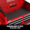 CRAFTSMAN S2000 26IN 4-DRAWER CHEST W/LIGHT & DIVIDE (CMST32642BK)(New (Red))