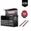 CRAFTSMAN S2000 41IN 6-DRAWER CHEST W/LIGHT & DIVIDE (CMST34162RB)(New (Black))