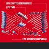 CRAFTSMAN Screwdriver Set, Phillips, Slotted, Torx, Acetate Handle, 42 Pieces (CMHT65300)(Screwdriver Set)