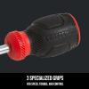 CRAFTSMAN Screwdriver, Slotted, Bi-Material, 1/4 X 1.5 Inch (CMHT65058N)(NEW Slotted Screwdriver  1.5 Inch)