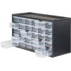 CRAFTSMAN Storage Organizer, 30 Small Drawer Modular Storage System, Easily Stackable (CMST40730), Plastic, Black, White(30)