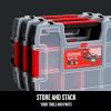 CRAFTSMAN Storage Organizer, Small Parts Organizer, 3-Packs with 10-Compartments, Lid Includes Secure Latch (CMST60964M)(Triple Pack)