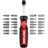 CRAFTSMAN Torque Screwdriver Set with Storage, 1″ Phillips, Slotted, Hex, Torx and Square Screwdriving Bits, 29 Piece (CMHT68130)(One Size)
