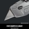 CRAFTSMAN Utility Knife Blades, 100 Pack, for Drywall, Leather, Rubber and More (CMHT11921A)(100 Blades)