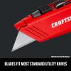 CRAFTSMAN Utility Knife Blades, 100 Pack, for Drywall, Leather, Rubber and More (CMHT11921A)(100 Blades)