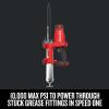 CRAFTSMAN V20 Grease Gun Kit, Electric Grease Gun Cordless, 40″ Hose, 10,000 Max PSI, LED Light, Battery and Charger Included (CMCGG001D1)(Bare Tool Only)