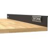 CRAFTSMAN Wood Top Work Surface with Steel Back Splash (CMST25302BK)