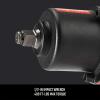 CRAFTSMAN ½-in 400-ft-lbs Air Impact Wrench, Heavy-Duty All-Metal Build, Variable Power Settings, 5 SCFM at 90 PSI